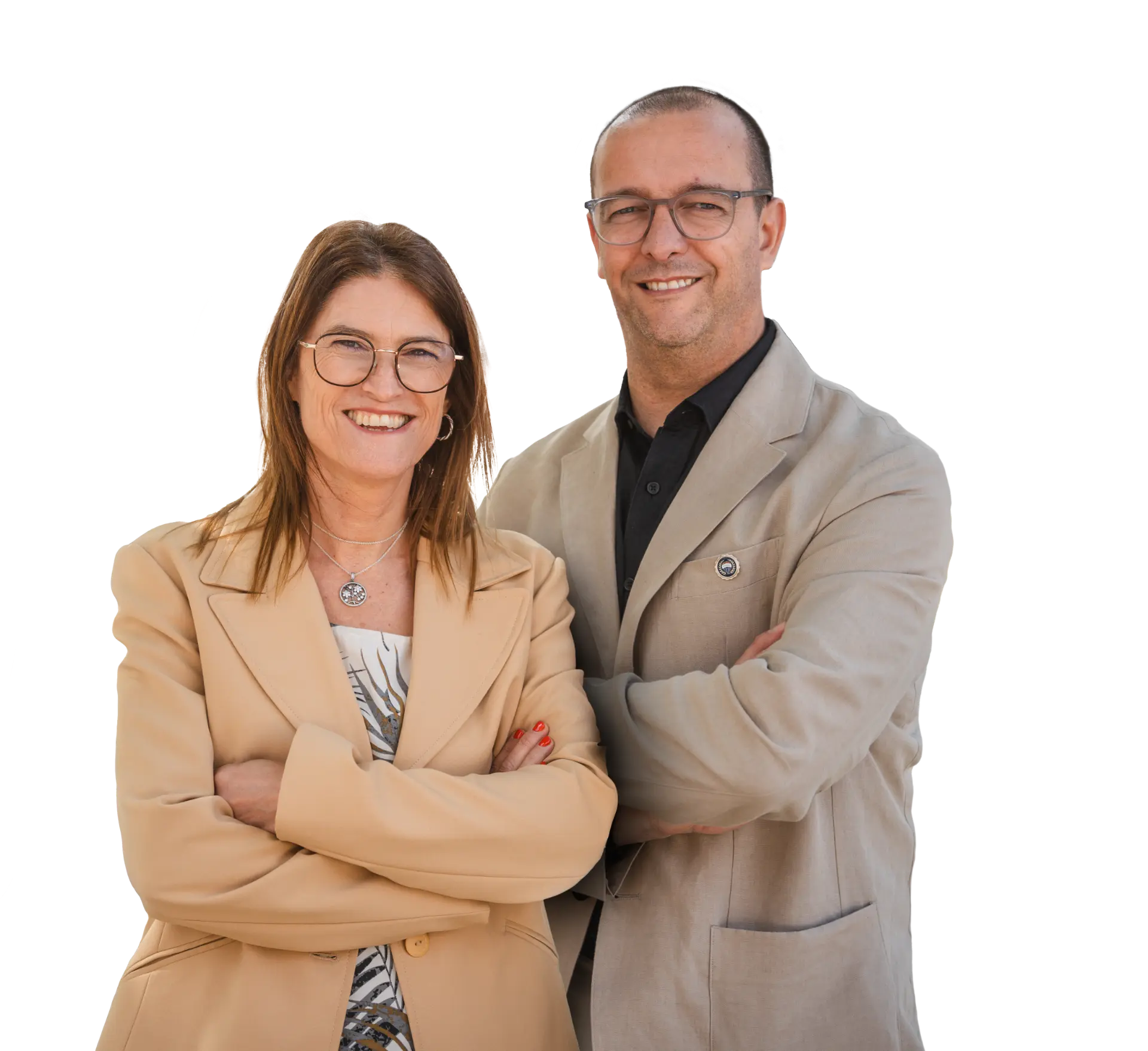 Patrícia Resende e João Cabedal, consultores imobiliários da RE/MAX Family